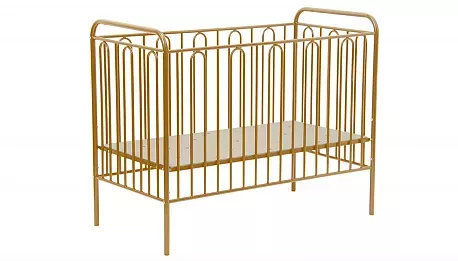 Детская кроватка Polini Kids Vintage 110 (бронзовый) фото