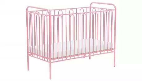 Детская кроватка Polini Kids Vintage 110 (розовый) фото