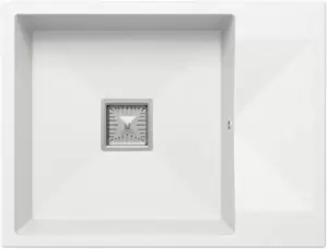 Кухонная мойка Polygran Blade 660 (белый хлопок) фото