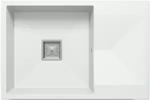 Кухонная мойка Polygran Blade 760 (белый хлопок) фото