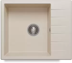 Кухонная мойка Polygran Deka 600 (кремовый) фото