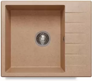 Кухонная мойка Polygran Deka 600 (песочный) фото