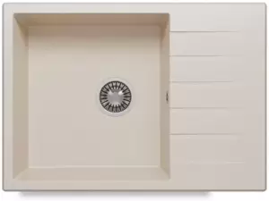 Кухонная мойка Polygran Deka 700 (кремовый) фото