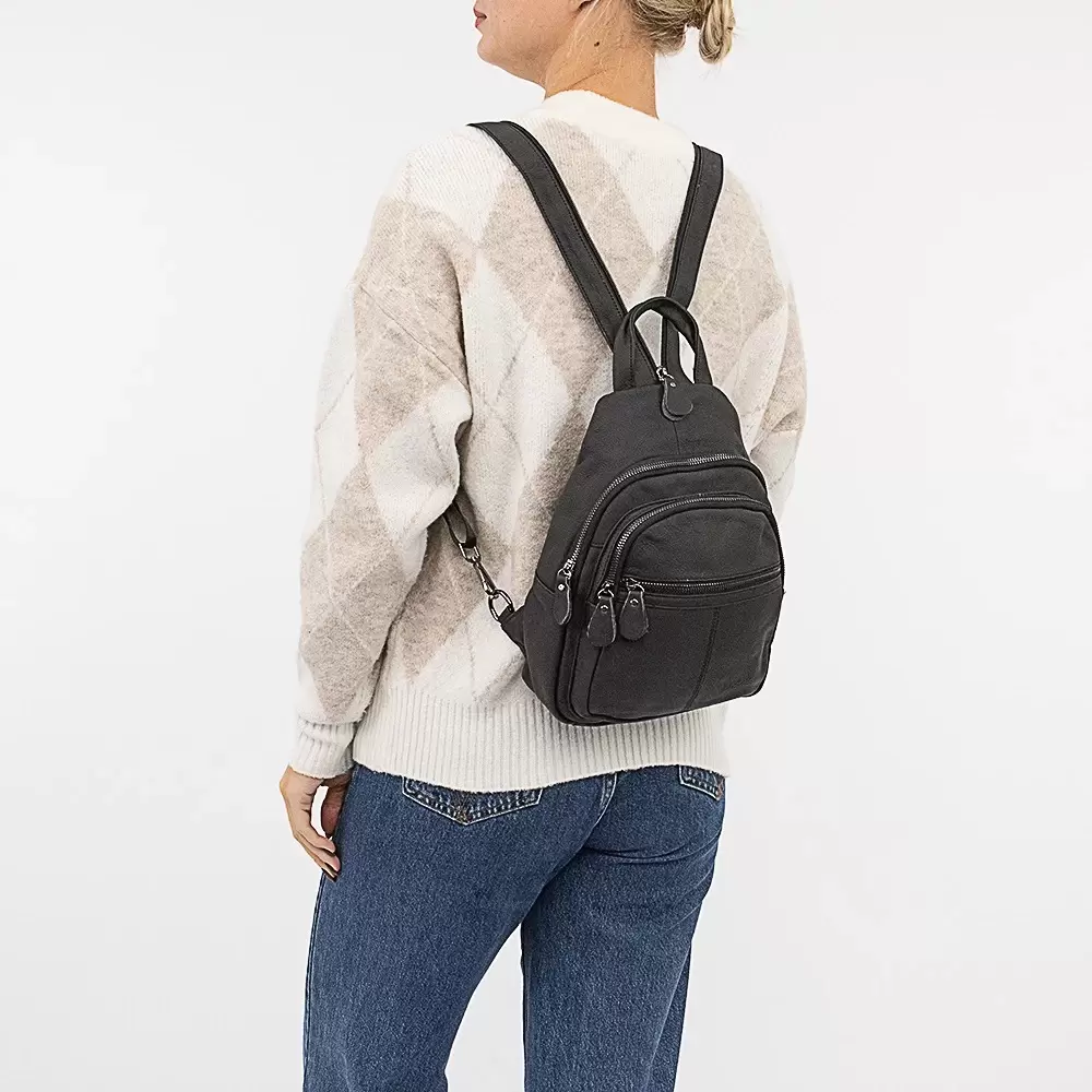 Рюкзак Poshete 921-0168W-BLK фото