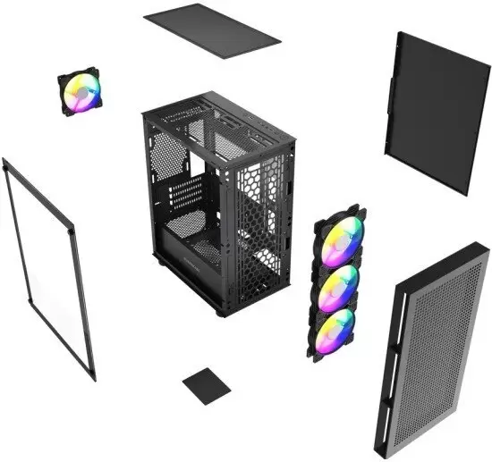 Корпус Powercase Mistral Micro EM17 CMMEM17B-A4 фото