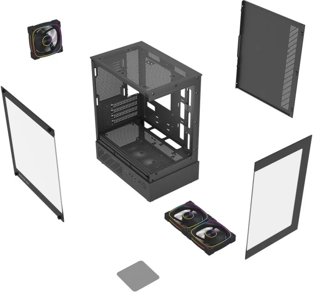 Корпус Powercase Vision Micro M1 ARGB CVMM1B-A3 фото 3