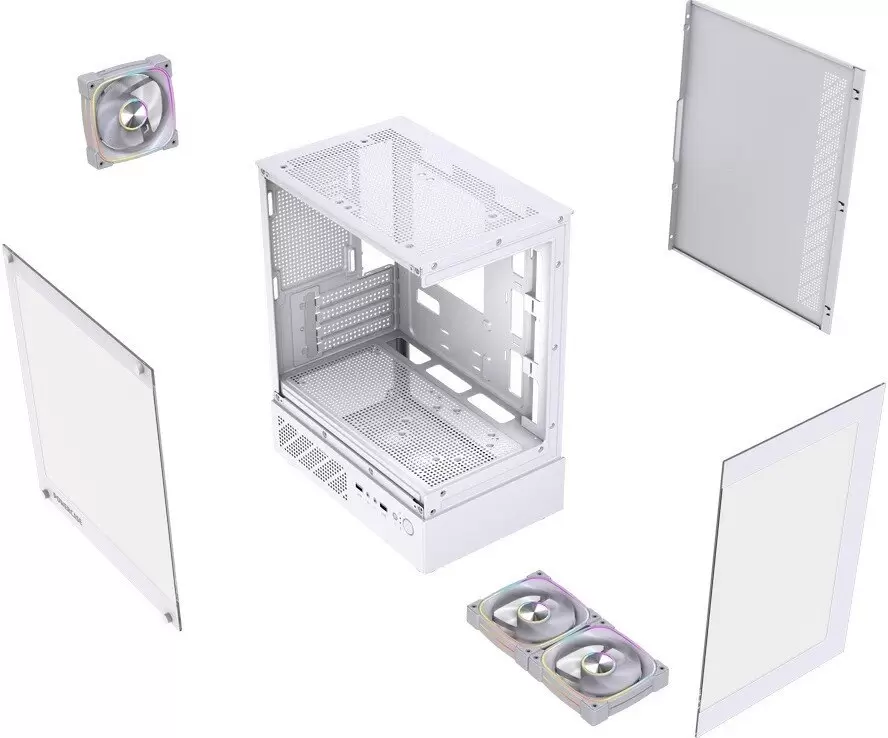 Корпус Powercase Vision Micro M1 ARGB CVMM1W-A3 фото 2