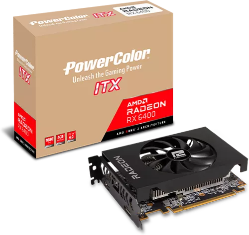 Видеокарта PowerColor Radeon RX 6400 4GB GDDR6 AXRX 6400 4GBD6-DH фото 5