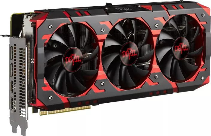 Видеокарта PowerColor Red Devil (AXRX VEGA 64 8GBHBM2-2D2H/OC) Radeon RX Vega 64 8Gb HBM2 2048bit фото 2