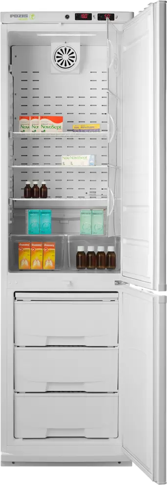 Торговый холодильник POZIS ХЛ-340 (с металлической дверью) фото