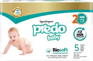 Подгузники детские Predo Baby № 2 3-6 кг (5 шт) фото