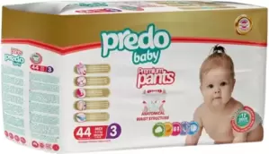 Подгузники-трусики Predo Baby Pants №3 4-9 кг (44 шт) фото