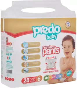 Подгузники-трусики Predo Baby Pants №6 15+ кг (28 шт) фото