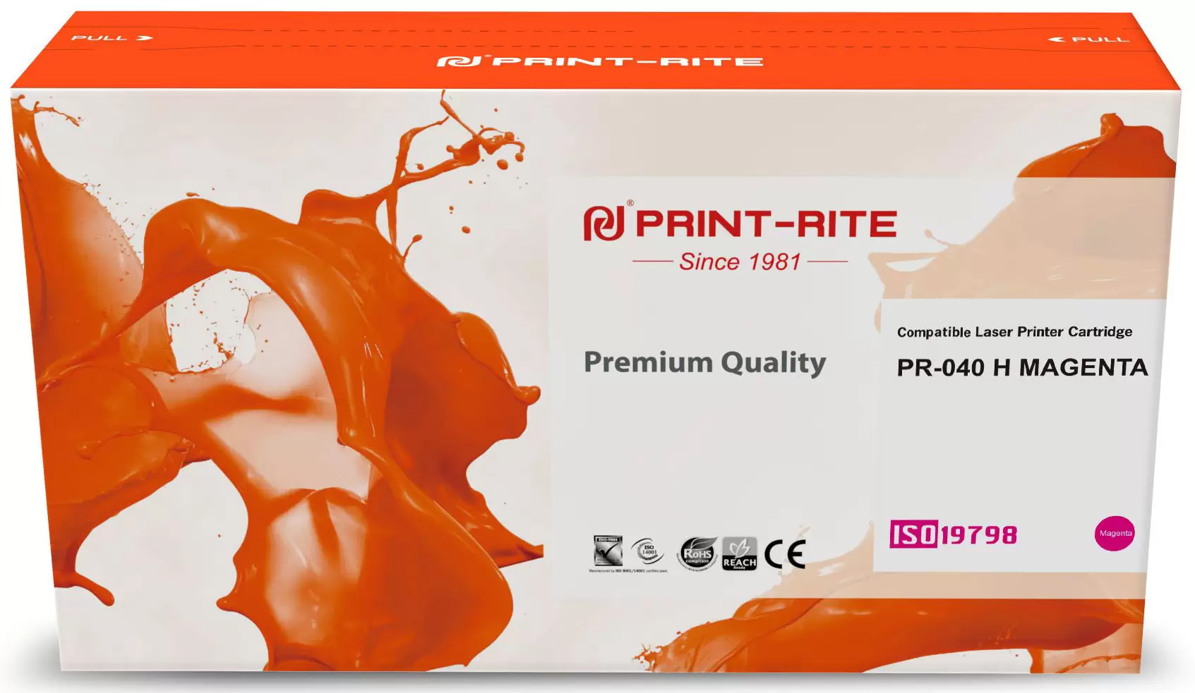 Картридж Print-Rite PR-040-H-MAGENTA (аналог Canon 040-H-MAGENTA) фото