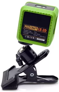 Лазерный уровень ProCraft LE-2D Green Line фото