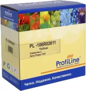 Картридж ProfiLine PL-106R02611-Y (аналог Xerox 106R02611) фото