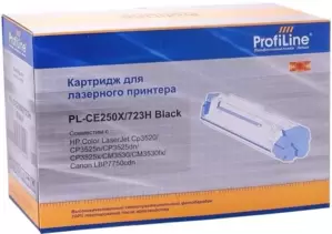 Картридж ProfiLine PL-CE250X/723H-Bk (аналог HP CE250X, Canon 723) фото
