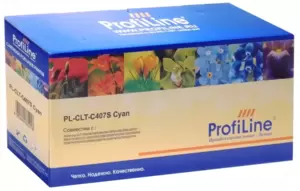 Картридж ProfiLine PL-CLT-C407S-C (аналог Samsung CLT-C407S) фото