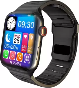 Умные часы Profit WS-GS38 Pro (черный, с черным силиконовым ремешком) фото