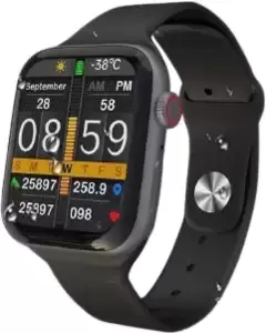 Умные часы Profit WS-GS9 (черный, с черным силиконовым ремешком) фото