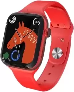 Умные часы Profit WS-GS9 (красный, с красным силиконовым ремешком) фото