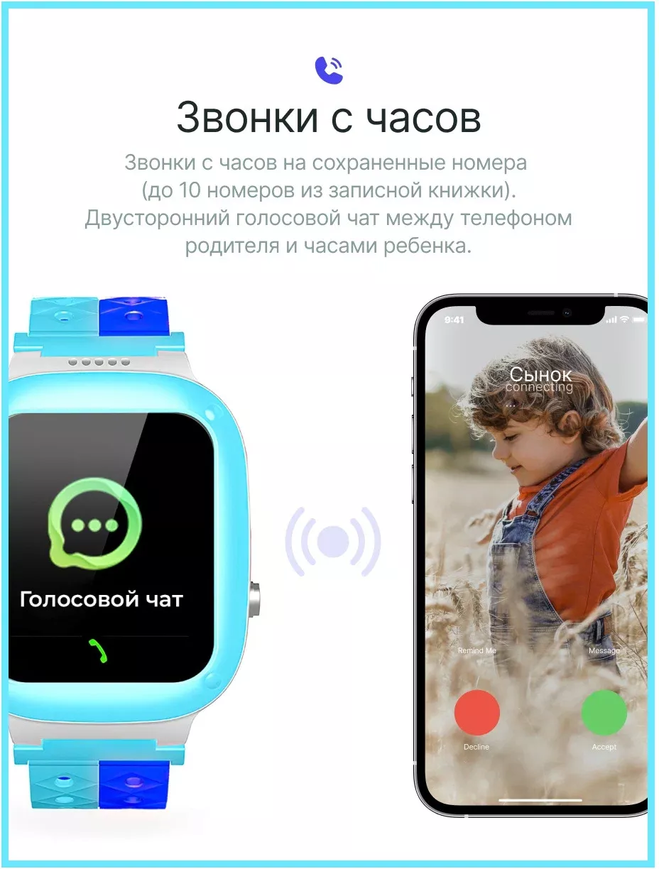 Детские умные часы Prolike PLSW18BL (голубой) купить недорого в Минске,  цены – Shop.by