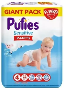 Трусики Pufies Pants Sensitive 4 Maxi (72шт) фото