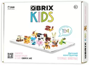 Конструктор QBRIX Kids Тотемные животные фото