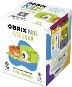 Конструктор QBRIX Kids Зоопарк. Черепаха 30047 фото