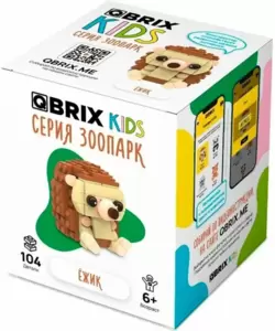 Конструктор QBRIX Kids Зоопарк. Ежик 30042 фото