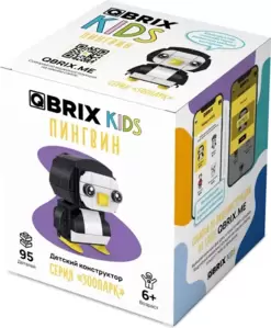 Конструктор QBRIX Kids Зоопарк. Пингвин 30049 фото