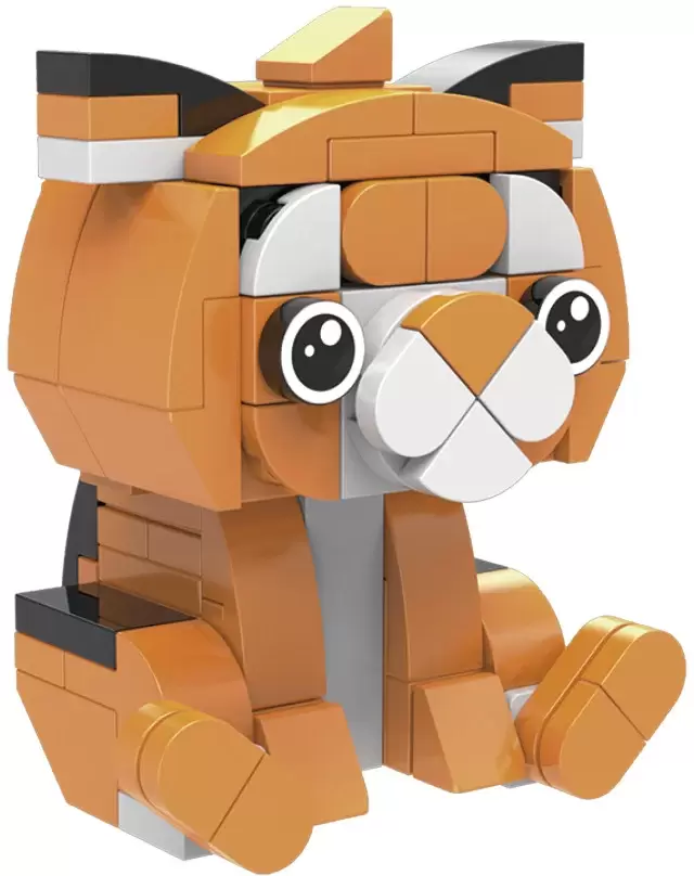 Конструктор QBRIX Kids Зоопарк. Тигр 30043 фото