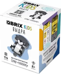 Конструктор QBRIX Kids Зоопарк. Выдра 30056