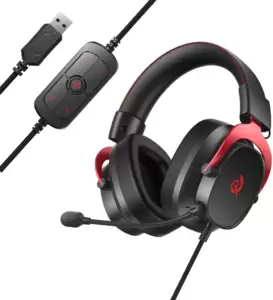 Наушники QCY Heroad VT200 Pro (черный/красный) фото