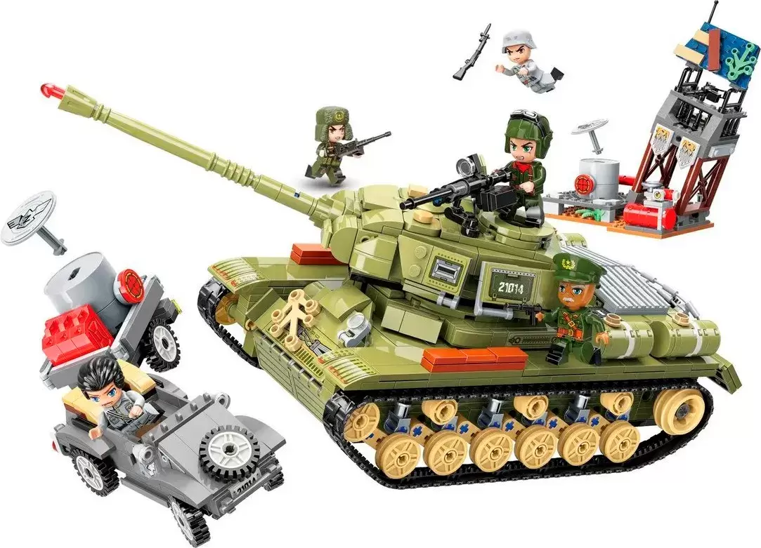 Конструктор Qman Combat Zone Танк атакует / 21014q фото