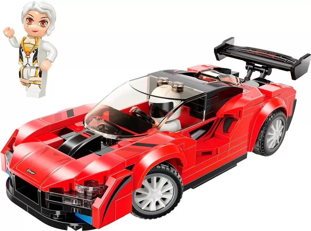 Конструктор инерционный Qman Гоночная машина / 14012q фото