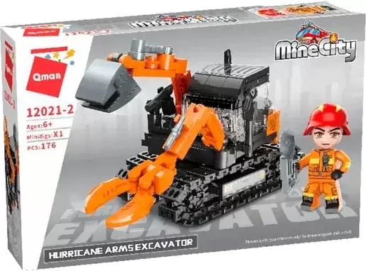 Qman Пожарный трактор-манипулятор / 12021q/12021-2 176эл