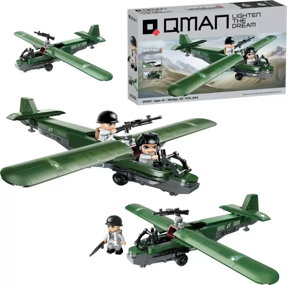 Конструктор Qman Военный истребитель / 21022q фото