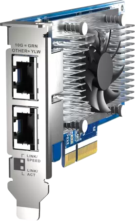 Сетевая карта QNAP QXG-10G2T-X710 фото