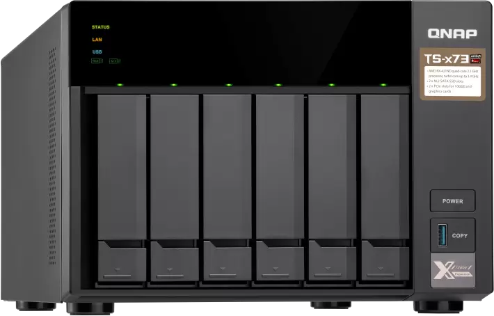 Сетевой накопитель QNAP TS-673-4G фото