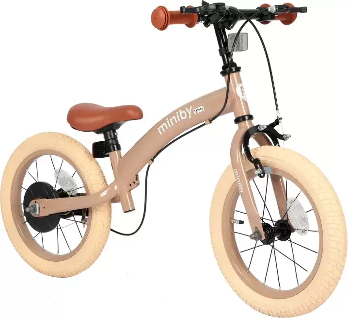 Беговел QPlay CB01 MiniBy (бежевый) фото