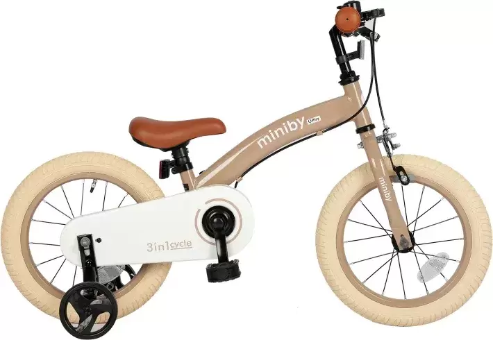 Беговел QPlay CB01 MiniBy (бежевый) фото