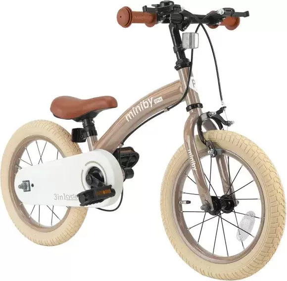 Беговел QPlay CB01 MiniBy (бежевый) фото