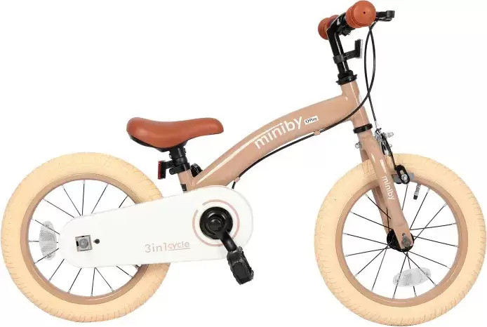 Беговел QPlay CB01 MiniBy (бежевый) фото