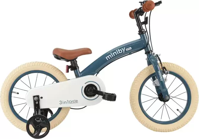 Беговел QPlay CB01 MiniBy (серебристый/синий) фото