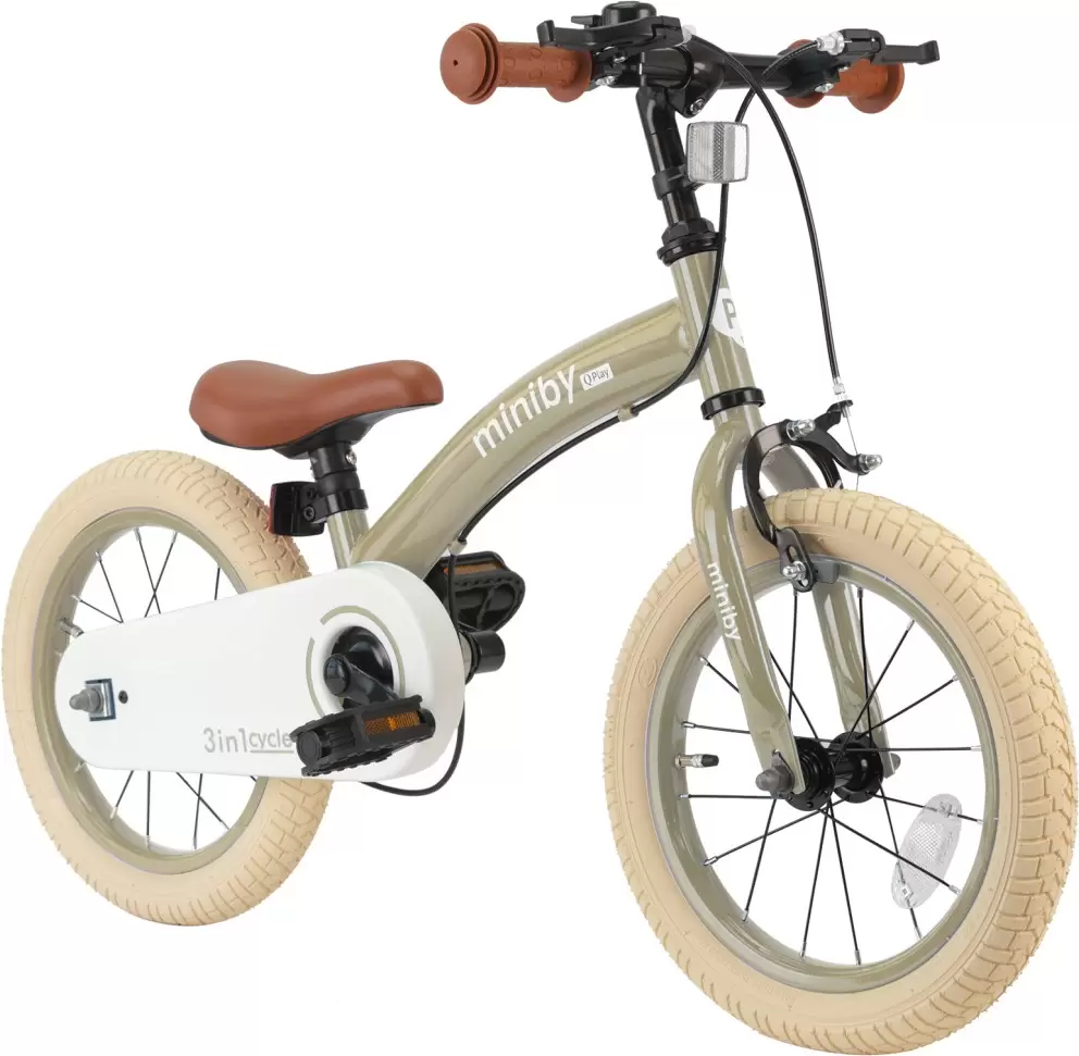 Беговел QPlay CB01 MiniBy (светло-оливковый/зеленый) фото