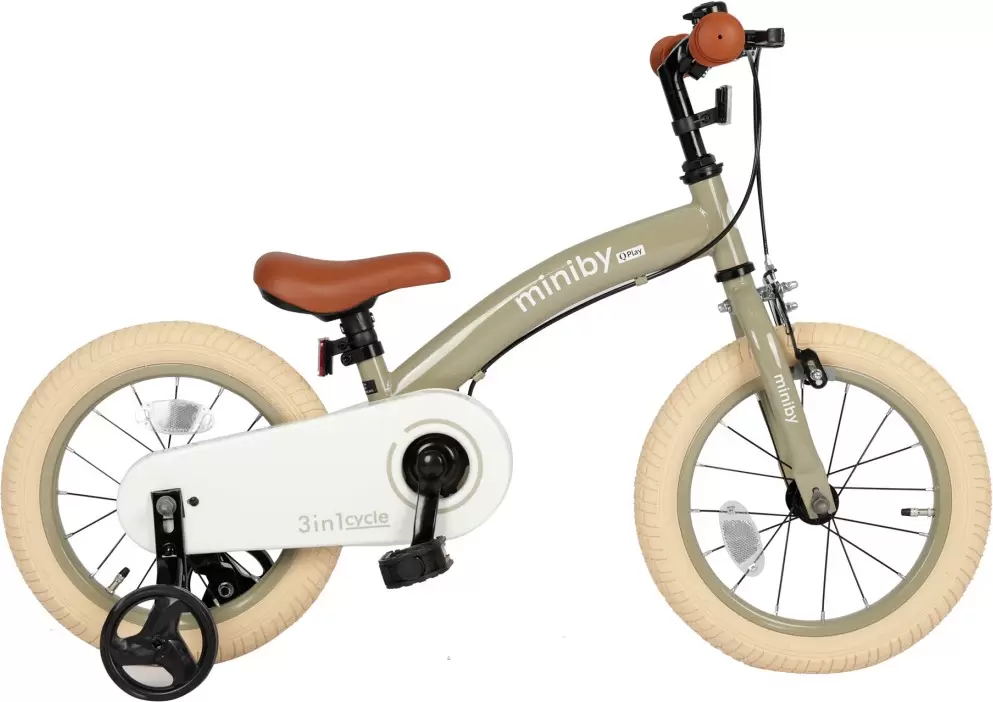 Беговел QPlay CB01 MiniBy (светло-оливковый/зеленый) фото