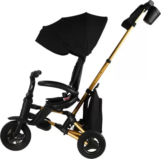 Велосипед детский QPlay Rider Sl S700-17 (черный/золото) фото