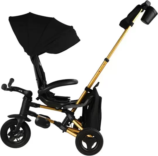 Велосипед детский QPlay Rider Sl S700-17 (черный/золото) фото