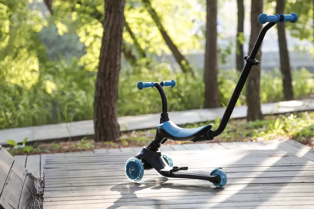 Детский самокат Qplay Sema Evo ST-005 Blue фото